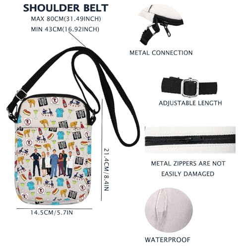 VAMSII Tv Show Inspired Gift Doctor Fans Crossbody Bag Tv Show Merch2