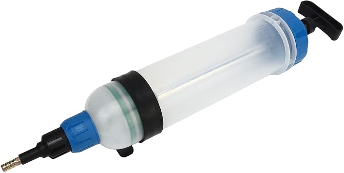 Automotive Fluid Extractor, 1.5L Manual Fluid Extractor Pump Oil Change Syringe with Hose, Engine Extraction Filling Pump Oil Suction Syringe Pump for PSA