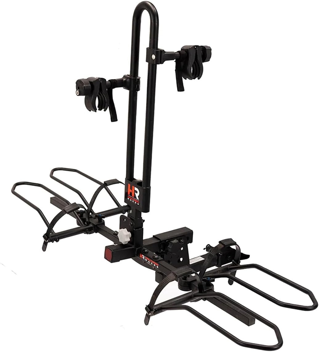 Hollywood RV Rider Hitch Bike Rack for 2 E-Bikes up to 80 lbs Each - Premium Electric Bike Rack for RV
