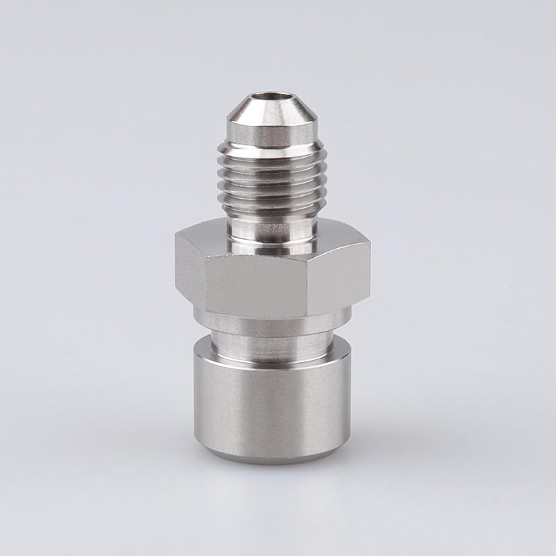Adaptador de conexão para freio AC PERFORMANCE 3AN macho para M10 x 1,25 fêmea em aço inoxidável – 1 unidade