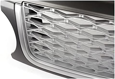 Hood Radiator Grille W/Side Fender Vent Grey/Silver Compatible With 2010-2012 Range Rover Sport
