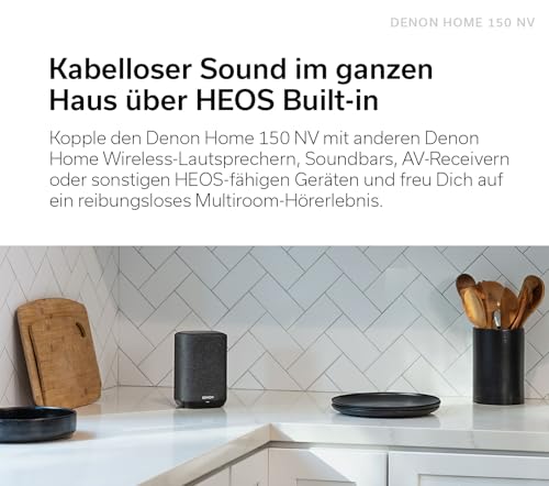 Denon Home 150 NV Wireless-Lautsprecher mit HEOS, Weiß – Ansicht 6