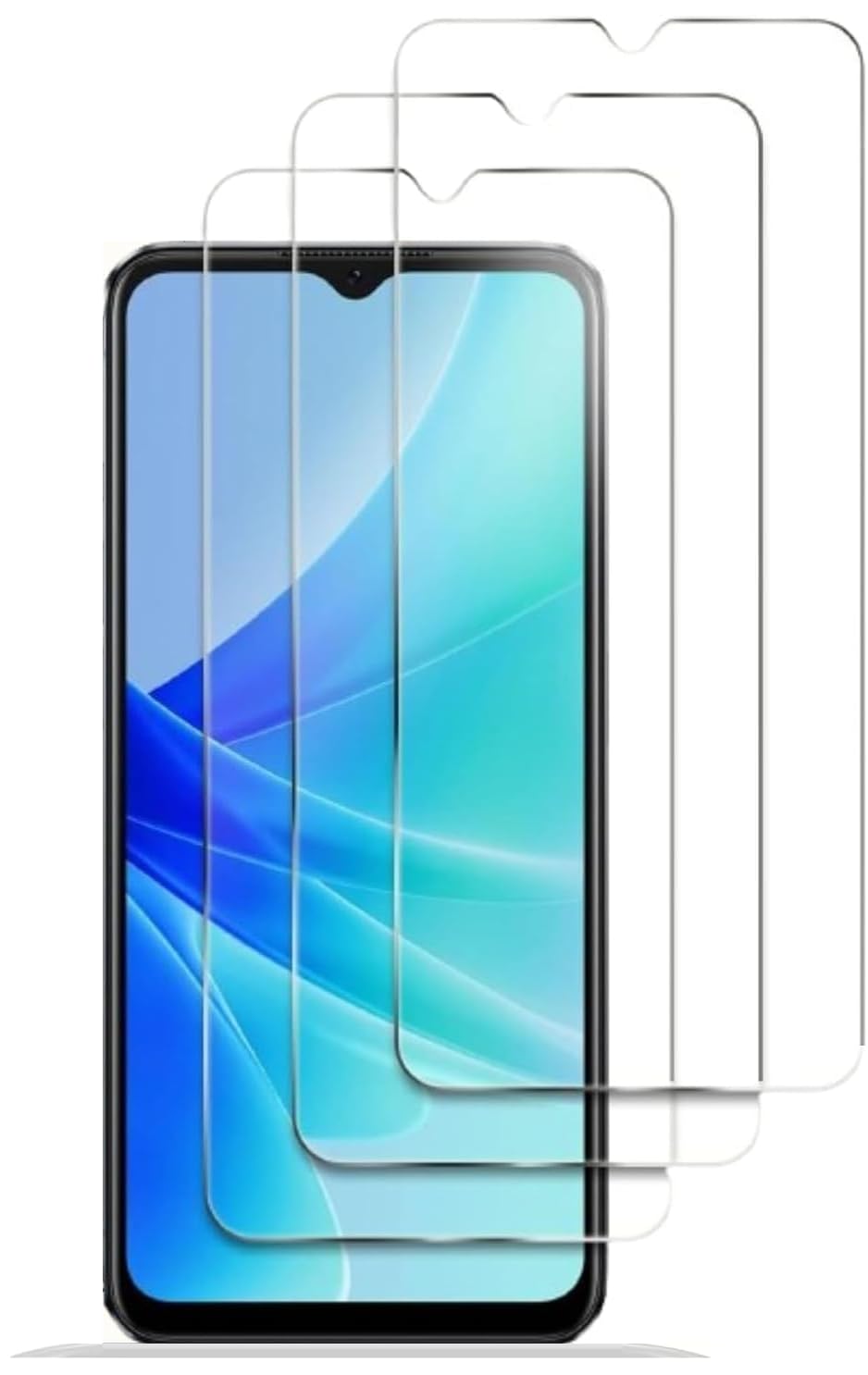 Mr.Shield Pellicola Protettiva per Oppo A38 Vetro Temperato [9H Durezza] [3 Pezzi] Protezione Schermo Senza Bolle