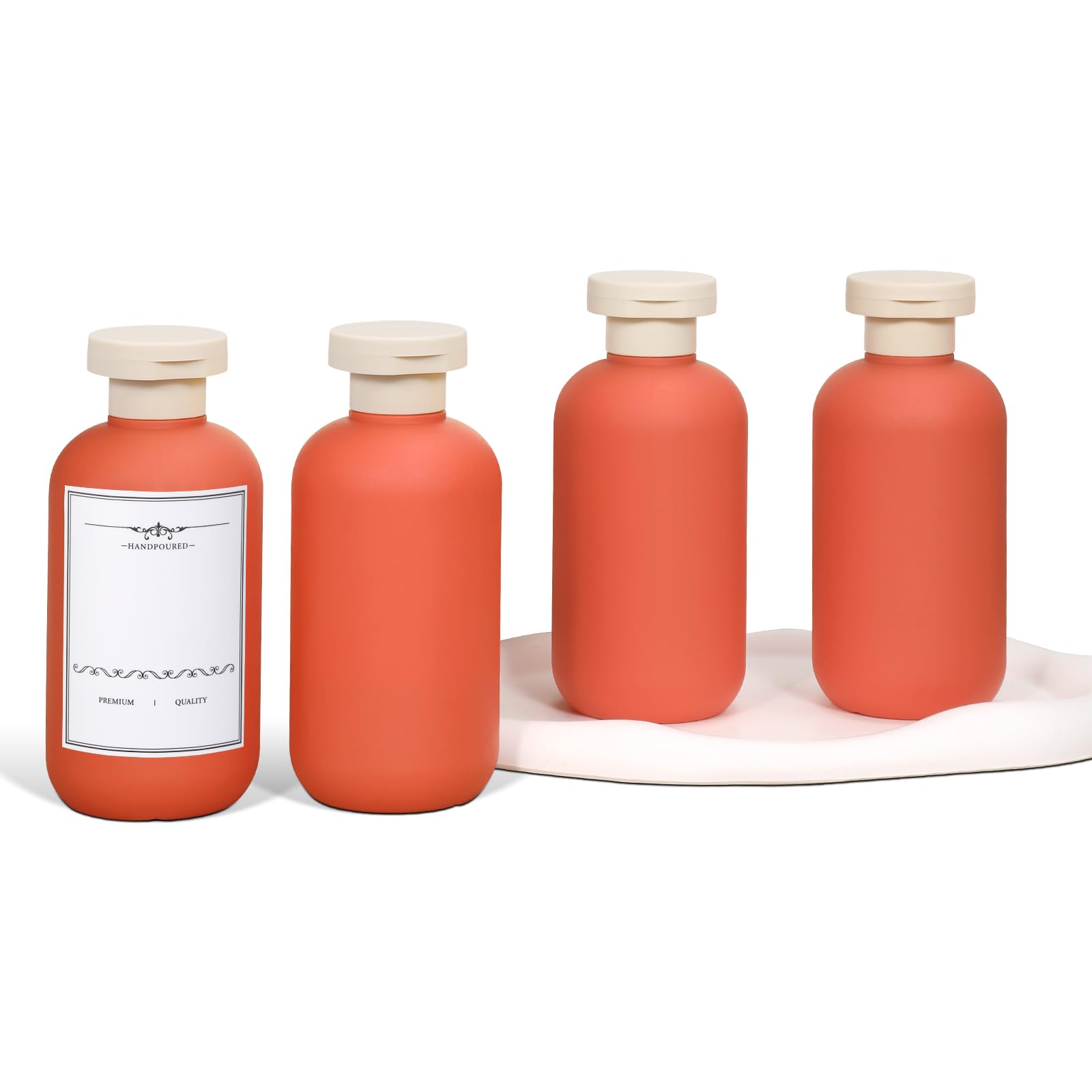 ASEVAT 6.7oz Plastic Refillable Travel Shampoo Bottles, Empty Travel Shampoo and Conditioner Bottles Reusable, Travel Size Shampoo Bottle, Hand Soap