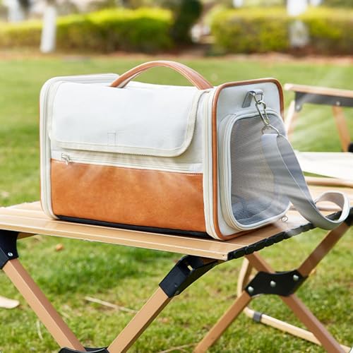 Transportín para gatos con malla transpirable y estuche de viaje para cachorros 3