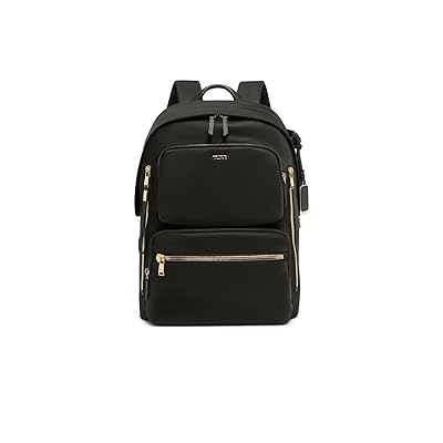 Tumi Montana Backpack Backpack Bags Black/Gold, Leather/Nylon