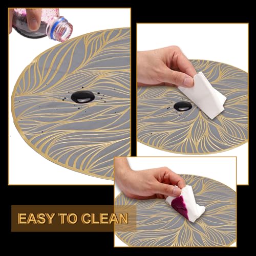 Napperons en polyvinyle anti-tache pour éliminer les corvées de lessive - 4