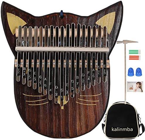 kalimba thumb piano 17 key finger piano musical instrument gift + shoulder bag