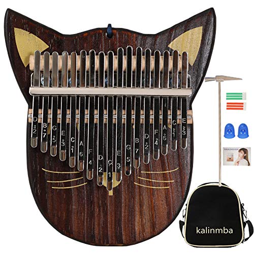 Kalimba Thumb Piano 17 Key Finger Piano Musical Instrument Gift + Shoulder Bag #TOP16