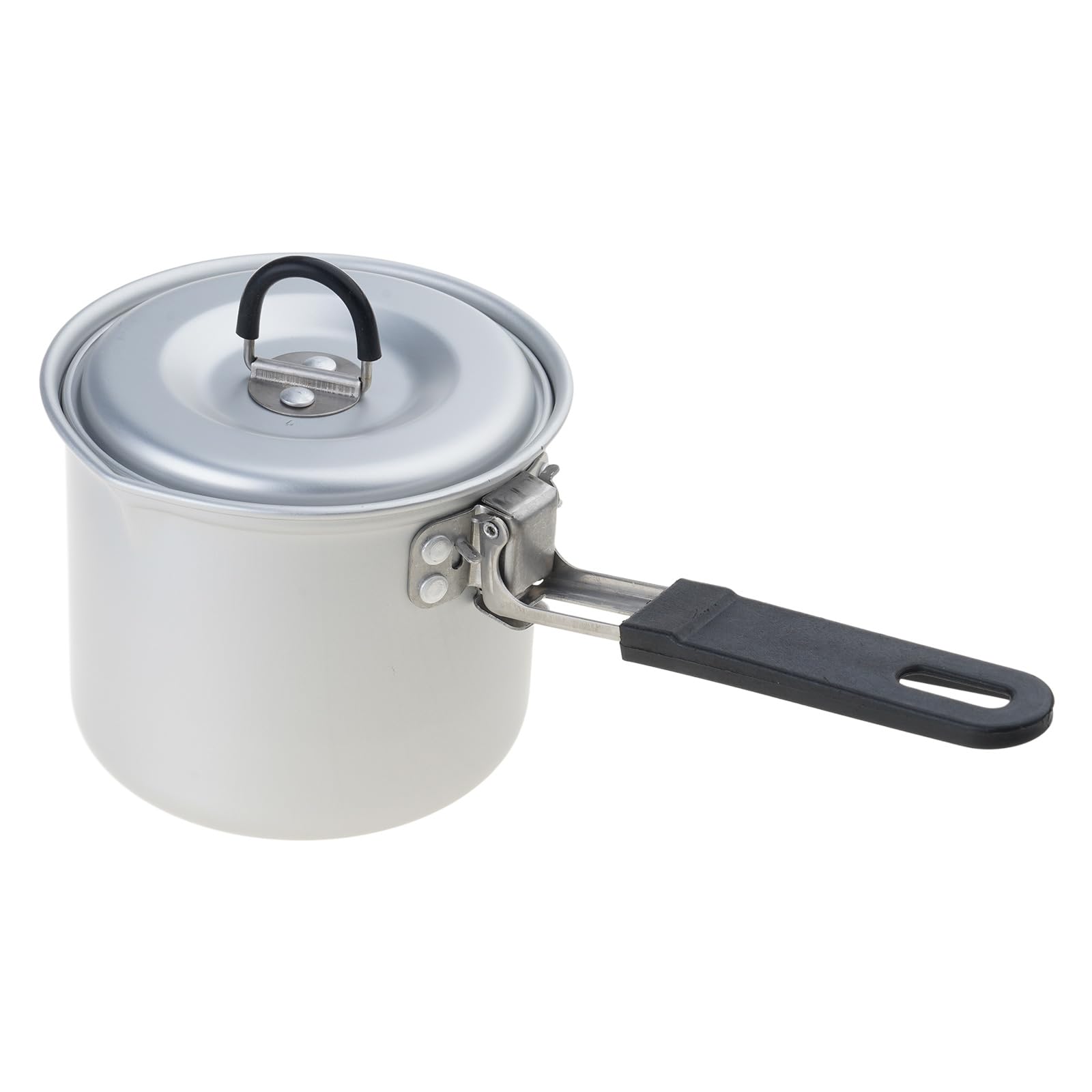 MICFENY Portable 770ml Camping Teas Kettle Convenient Hiking Kettle with Foldable Handle Produced For Outdoors Enthusiasts