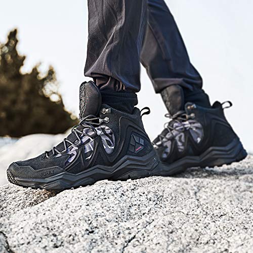 RAX Men's Peak Wolf Waterproof Hiking Boot Lightweight Backpacking Shoe