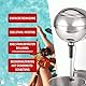Clatronic® Barmixer u. Milchaufschäumer | Smoothie Maker | 650ml Edelstahlbehälter | praktischer Becherhalter | Mixer | 2 Geschwindigkeitsstufen | kraftvoller 65 Watt Motor | Chromdesgin | BM 3472
