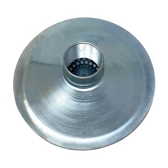 Gloxco 2 Skimmer Suction Strainer, Bottom Hole, Zinc Plated Steel (STR-SKBH200)