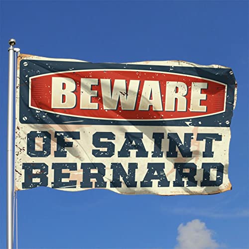 Drapeau Saint Bernard pour décoration murale de chambre ado