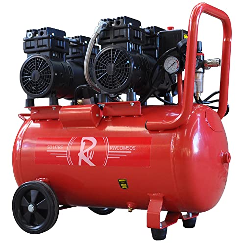 Electric 50L Air Compressor, 2HP, Oil-Free
