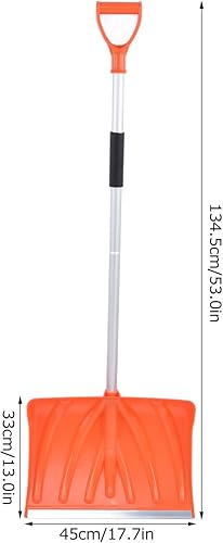 Miniatura 6 de Pala de nieve de alto rendimiento, pala de nieve para entrada, kit de limpieza de nieve para automóviles, camiones y actividades al aire libre, gran