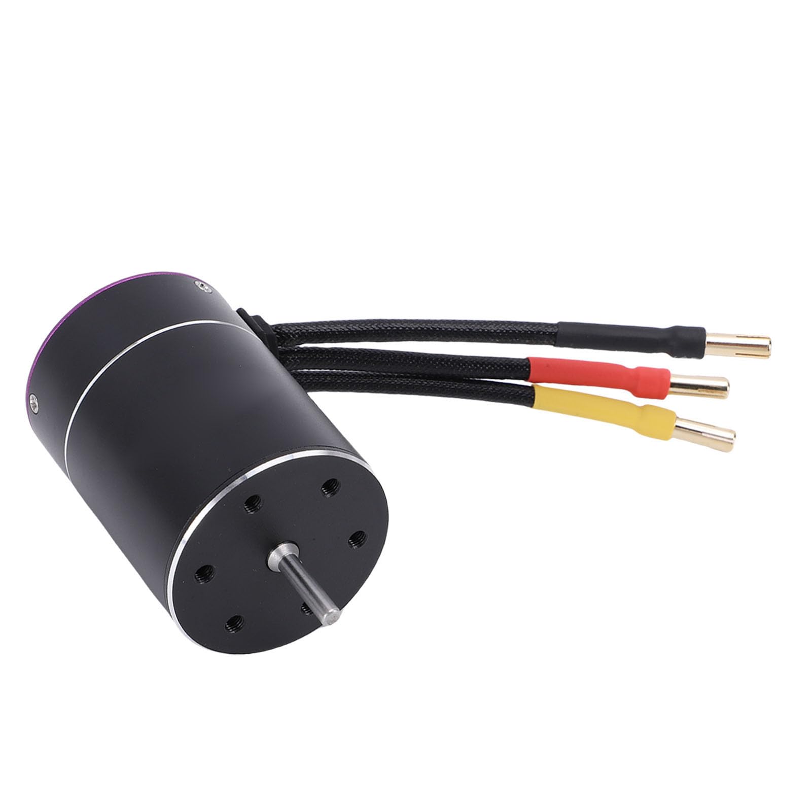 3650 4300KV Motor sin escobillas Motor de alta velocidad RC coche barco piezas púrpura negro