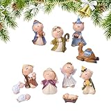 Photo Gallery mimoqk set presepe natale | 11 pezzi figure presepe in miniatura - decorazioni per casa tavolo mensola ingresso ufficio soggiorno chiesa e matrimoni Photo Gallery mimoqk set presepe natale | 11 pezzi figure presepe in miniatura - decorazioni per casa tavolo mensola ingresso ufficio soggiorno chiesa e matrimoni