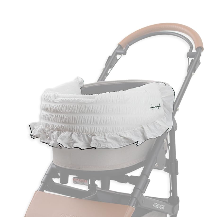 Harryspet Margaret The Lace Edition Pet Stroller Cover, Comforter, Guard - Snow White