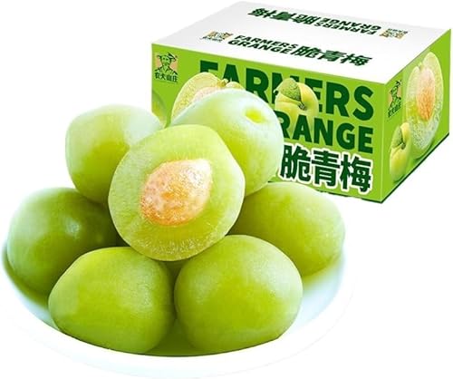 脆爽多汁青梅 即食酸甜?梅 新?李子 干果零食 カリッとジューシーな青梅、即席甘酸っぱい梅、スクロースフリーの青口梅、新鮮なすもも 无蔗糖添加青口梅 健康蜜? ??果脯 ドライフルーツのおやつ、健康的な砂糖漬け、栄養果実のささみ 休?零食 (300g*1箱