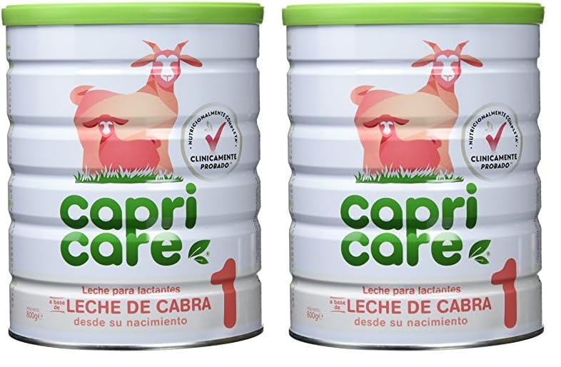 Capricare Leche Infantil en Polvo, a Base de Leche de Cabra - 800 gr (Paquete de 2)