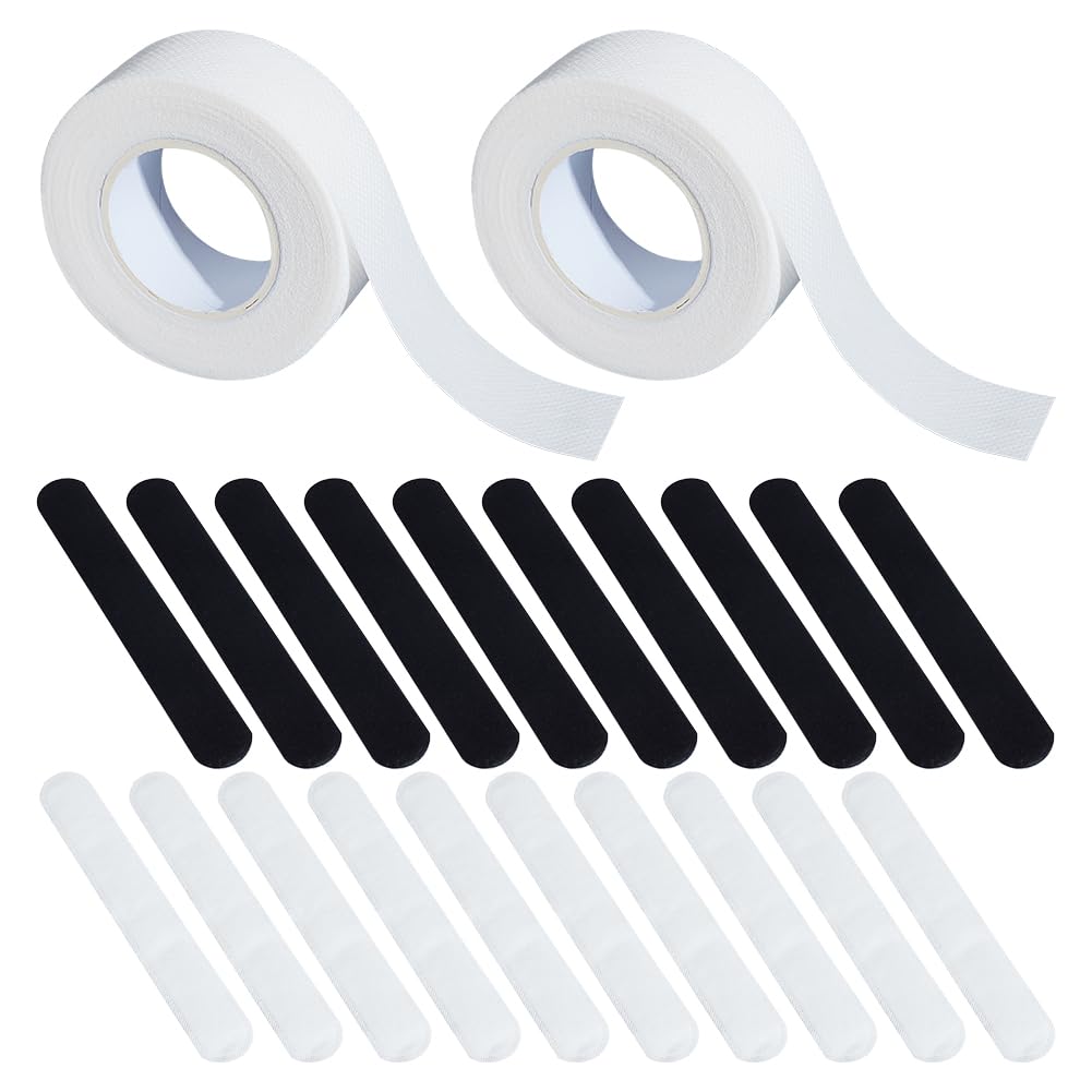 20 Pcs Hat Size Reducer Foam Pads + 2 Rolls Hat Tape - Self-Adhesive Sweatband Adjuster For Caps, Black & White - View #10