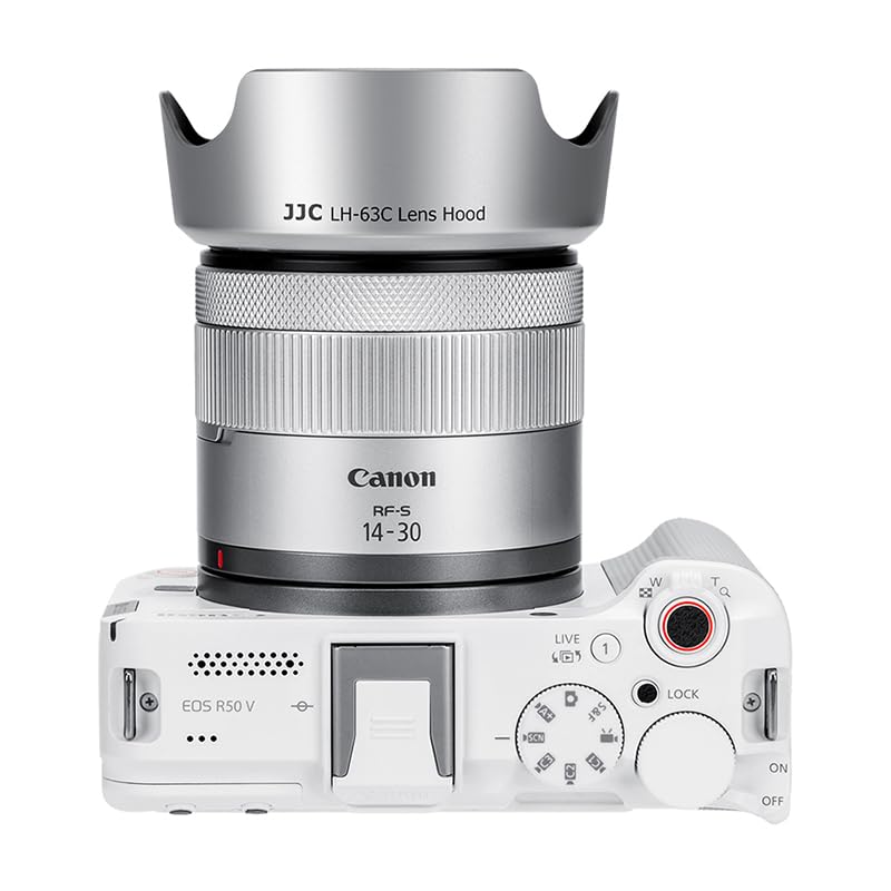 Amazon | JJC EW-63C 可逆式 レンズフード Canon EOS R8 R50V + RF 24