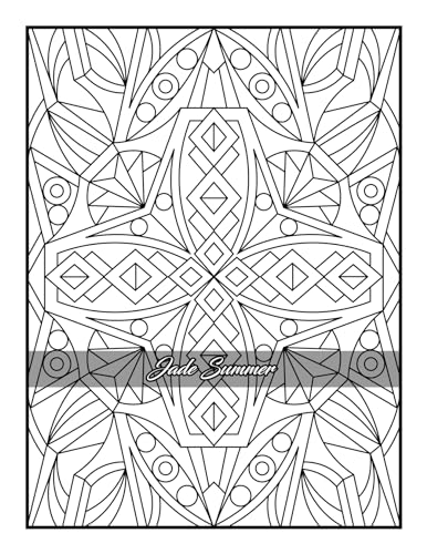 100 Amazing Patterns: An Adult Coloring Book with Fun, Easy, and Relaxing Coloring Pages - Image 98