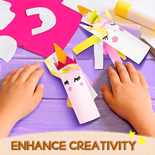 Henoyso 72 Pcs Cardboard Tubes for Crafts, Thick Toilet Paper Rolls Empty for Kids Classroom Projects End of School Year Crafts Mother's Day DIY Gift Supplies (1.77 x 10 Inch,Brown) by Henoyso - Image 5