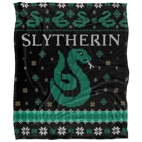 Harry Potter - Manta de SLYTHERIN, multicolor, Talla única