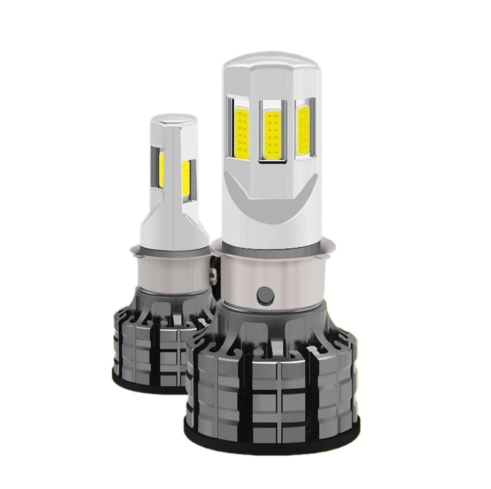 Motocicleta Antiniebla Bombilla LED para Faros Delanteros De Motocicleta H6 H4 HS1 BA20D P15D H6M 6000LM 60W 6COB 6000K, Accesorios para Faros Delanteros.