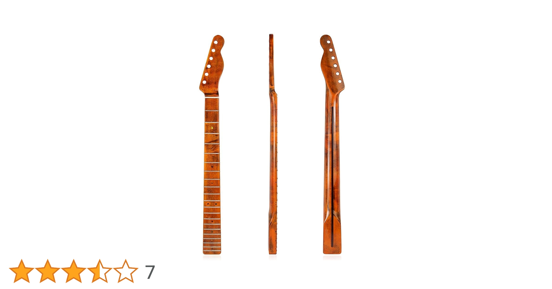 エレキギター ブラック メイプルネック 21フレットStratocaster Amazon | エレキギターネック 22 フレットメイプル指板ネック
