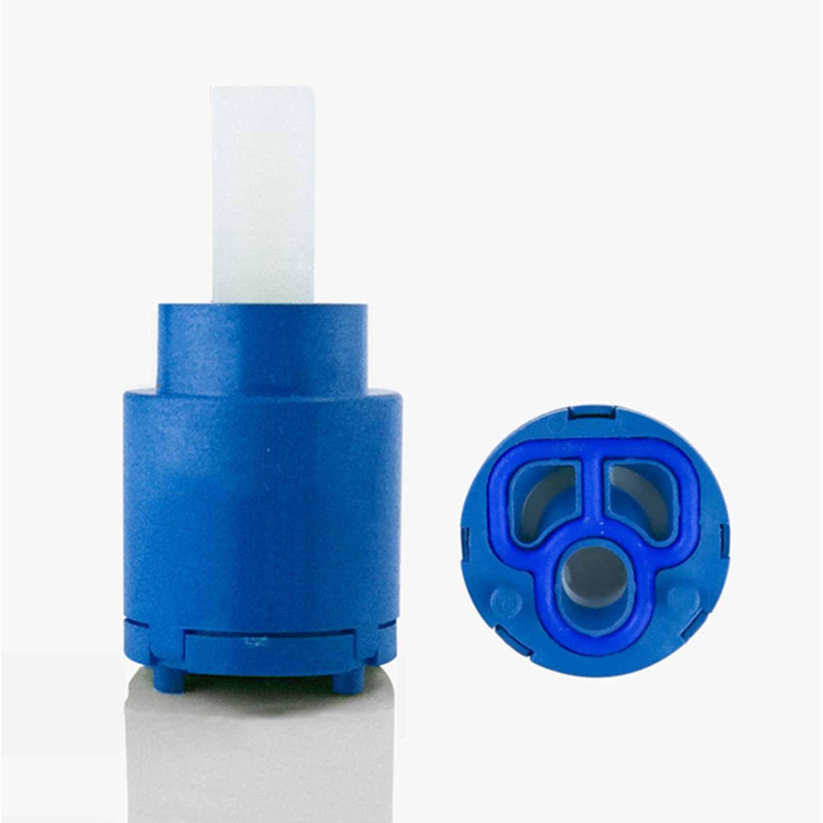 Cartucho De Grifo 35mm + Llave Multifuncional | Cerámica Para Monomando Cocina Y Baño | Repuesto Antigoteo | Herramienta Para Válvulas De 14mm, 30mm, 40mm | Kit De Reparación