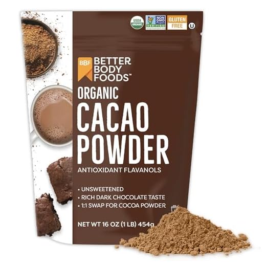 Organic Cacao Powder for Healthy Recipes
