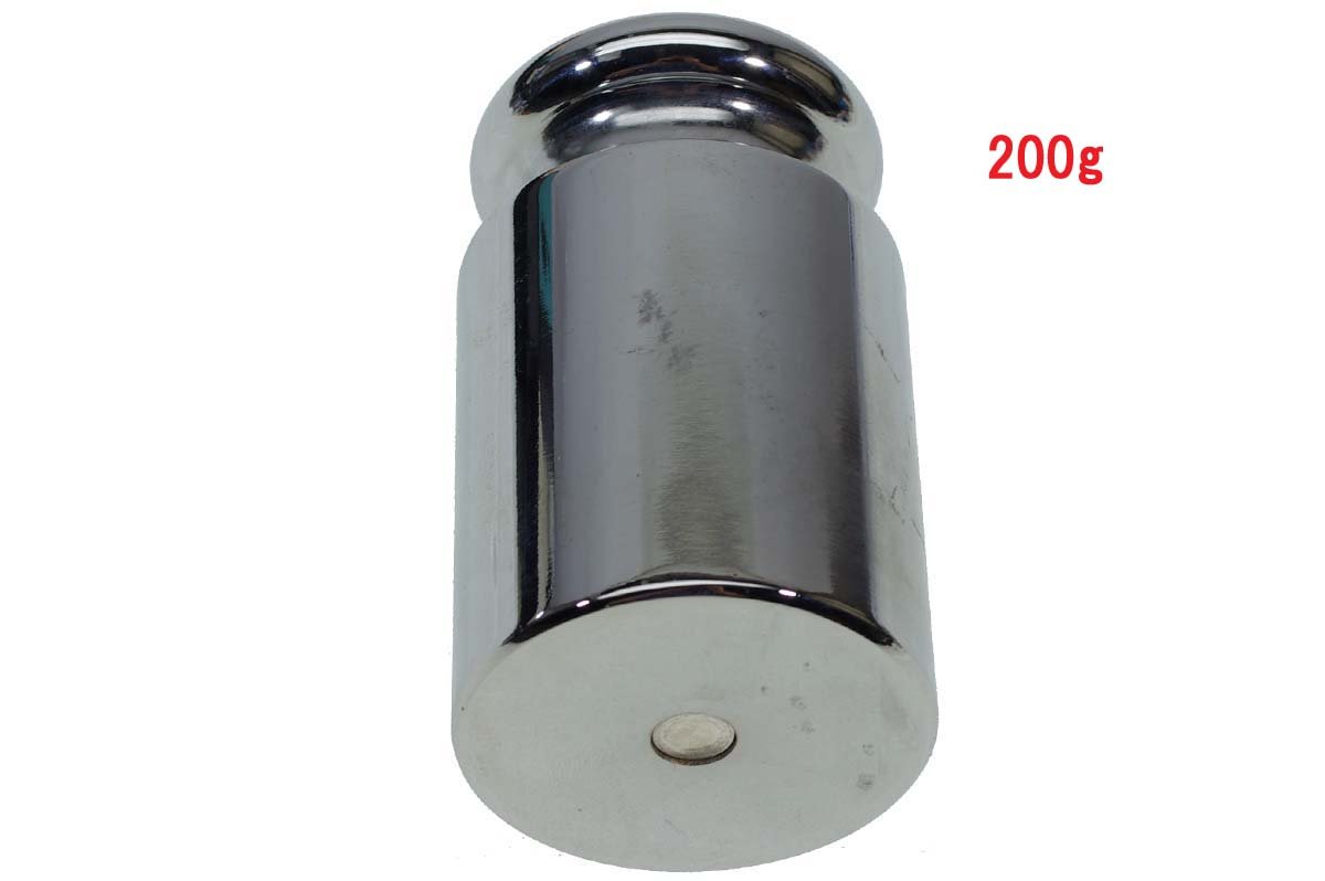 Amazon.co.jp: 分銅 単体 200g 0.2kg サイズ 約 28mm x 48mm はかり 秤