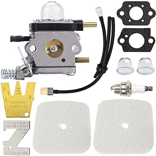 ZAMDOE Remplacement du carburateur C1U-K54A pour Mantis à 2 Temps 7222 7222E 7222M 7225 7230 7234 7240 7920 7924 motoculteur/cultivateur, avec Joints de...
