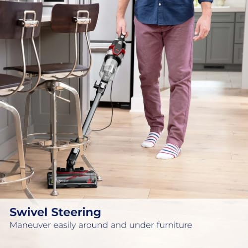 Image of Bissell CleanView Pet Slim Corded 3-in-1 Stick Vacuum with Dusting and Crevice Tools