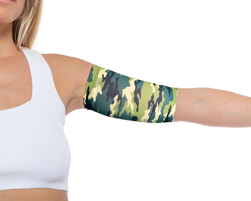 Linphelle Coverpicc - Upper Arm Cover for Picc Line, Soft Microfiber Arm Sleeve, Ideal for Picc Line, Glucose Sensor