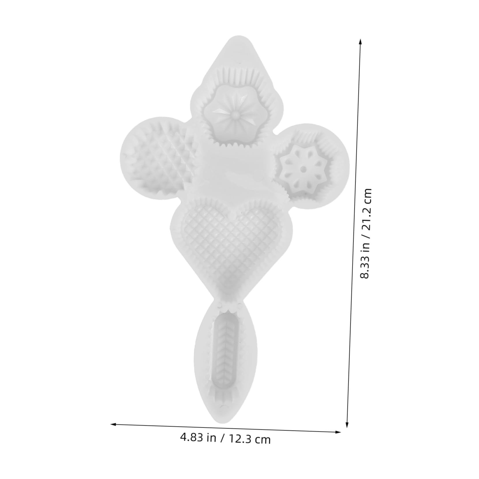 SOLUSTRE 4pcs Hand-pressed Baking Mold: Reusable Bean Paste Cake Molds For Chinese Pastry And Rice Pudding - Festive Occasions Baking Supplies