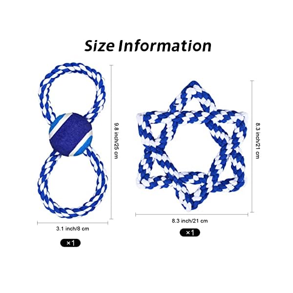 Cotton Rope and Tennis Fun for Dogs