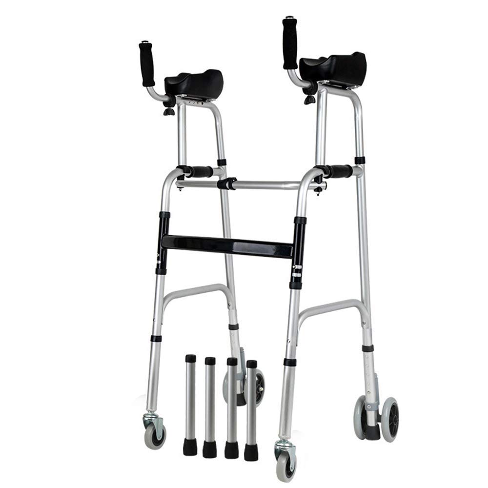 Buy Walking Frame, Walker Folding 4 in 1 StandAssist with Arm Rest Pad