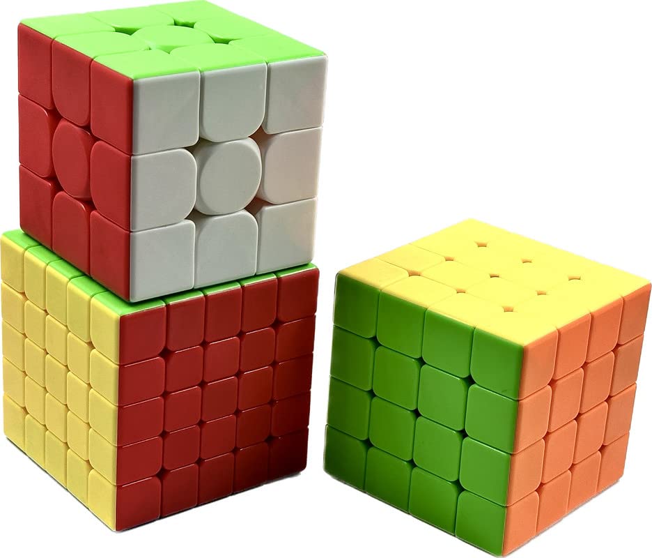 D ETERNAL All ages Speed Cube Combo Set Of 3X3 4X4 5X5 High Speed Stickerless Magic Cube Brainstorming Puzzle Bundle Game Toy (B07GV3TFM1) Amazon Price History, Amazon Price Tracker