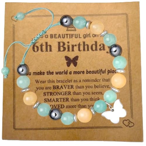Image of Birthday Bracelet for 6-13 Year Old Girls, Back to School Graduation Christmas Gifts for Girls /Daughter /Granddaughter /Niece