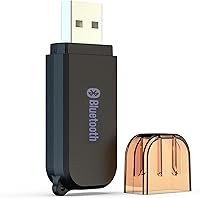 Vista 7 de Adaptador receptor Bluetooth USB, adaptador de audio inalámbrico, kit de receptor de música para automóvil, adaptador Bluetooth