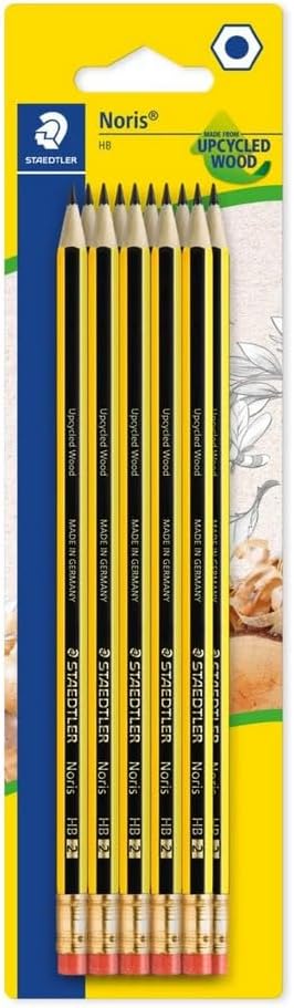 STAEDTLER 121-2 BK5D Noris School Graphite Pencils - HB Degree (Pack of 5), Grey