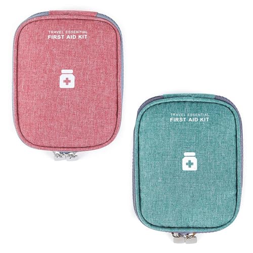 Medikament Tasche Klein - Mini Erste-Hilfe-Tasche Leer, Medizin...