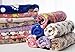 iNNEXT 2 Pack Puppy Blanket for Pet Cushion Small Dog Cat Bed Soft Warm Sleep Mat, Pet Dog Cat Puppy Kitten Soft Blanket Doggy Warm Bed Mat Paw Print