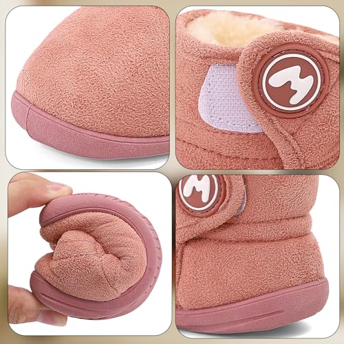 ESTAMICO Unisex Baby Classic Warm Snow Boots4