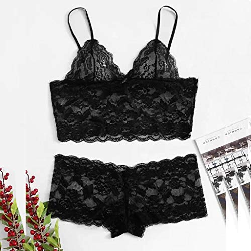 Reizwäsche für Sex Damen Offener Schritt, Blingko Sexy Kleid Erotisch Transparentes Lingerie Kostüm Dessous Set Erotik… – Bild 3