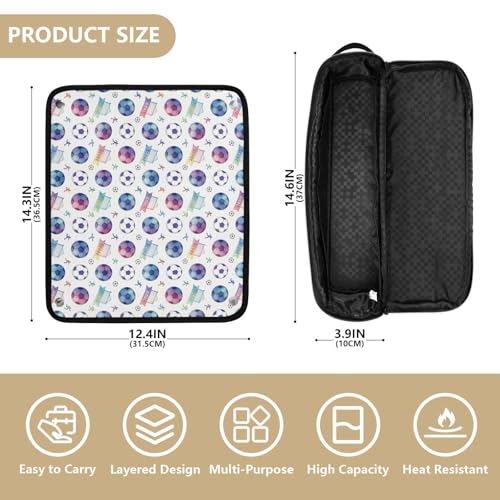 Bolsa organizadora resistente al calor para herramientas de cabello miniatura 4